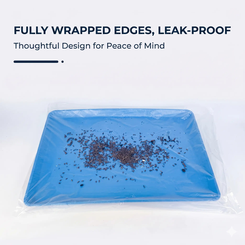 100-Pack Disposable Bird Cage Liner Bags – Thickened, Leak-Proof & Easy to Replace